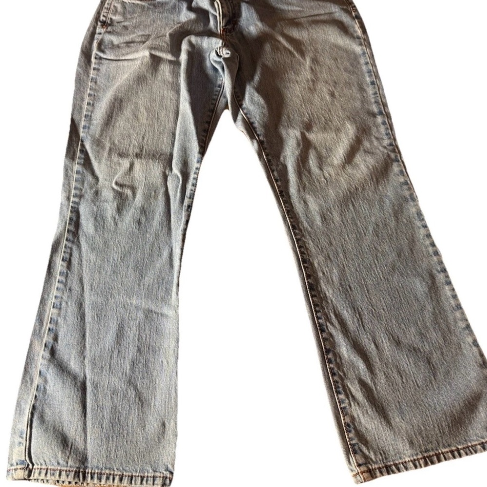 Wrangler Women's Light Wash Denim Boot Cut Jeans Size 15/16